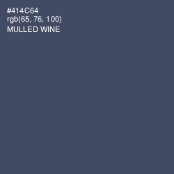 #414C64 - Mulled Wine Color Image